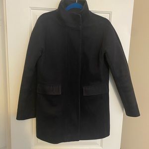 Navy Blue J. Crew Cocoon Coat